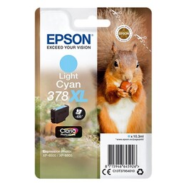 Cartucho de tinta de alta capacidade original Epson # 378 XL / ciano claro