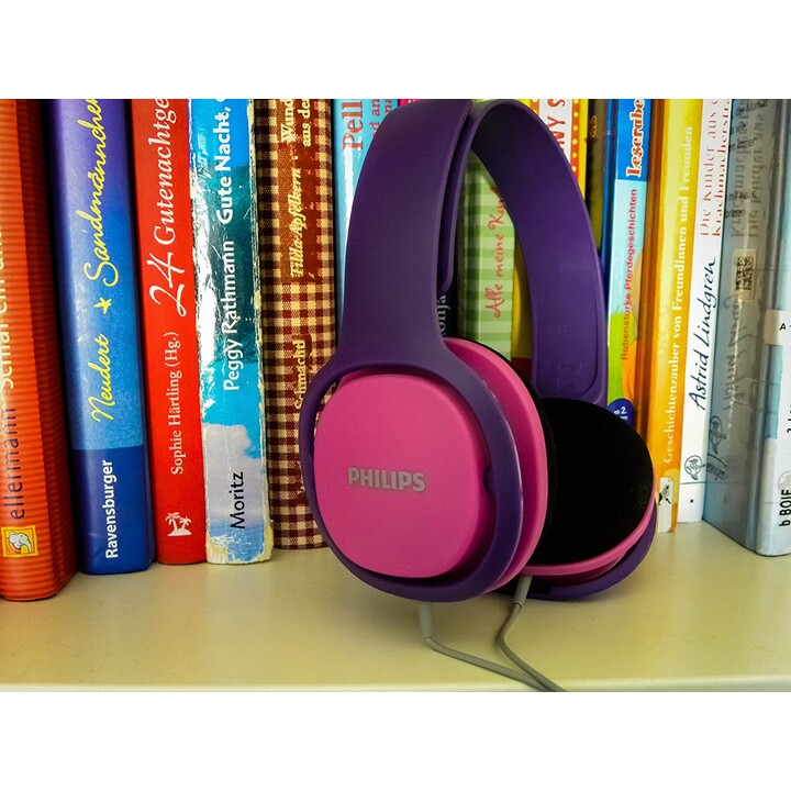 AURICULAR PHILIPS DIADEMA SHK2000 PARA NIÑOS ROSA