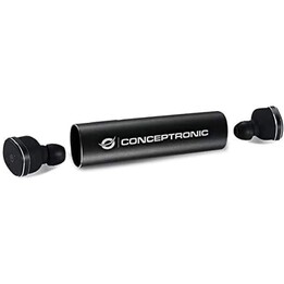 CONCEPTRONIC Power2Go Earbuds auriculares true wireless Bluetooth 5.0 con cancelación de ruido negros