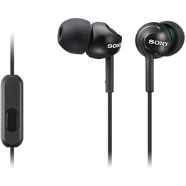 HEADPHONE SONY EX110AP ANDROID BLACK WITH MICRO