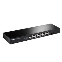 Edimax 24-Port Gigabit with 2 SFP Slots Rack-mount Switch
