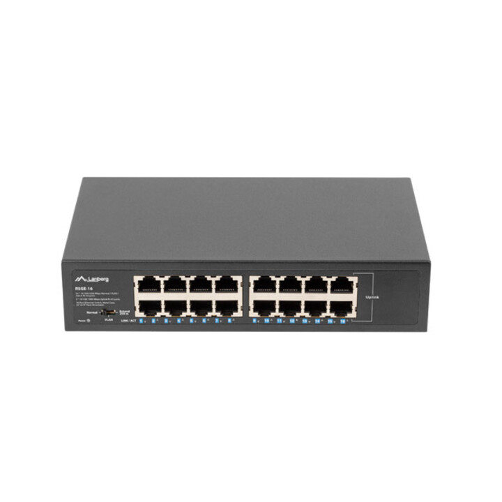 Switch Lanberg RSGE-16 Rack 10 "/ 19" (16 porte 1Gb)