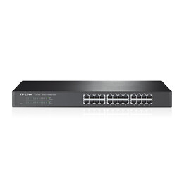 TP-LINK TL-SF1024 Unmanaged Fast Ethernet (10/100) Schwarz