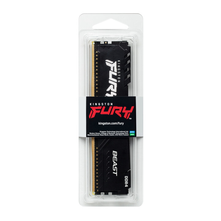 Módulo de memória FURY Beast 16GB 1 x 16GB DDR4 3200 MHz