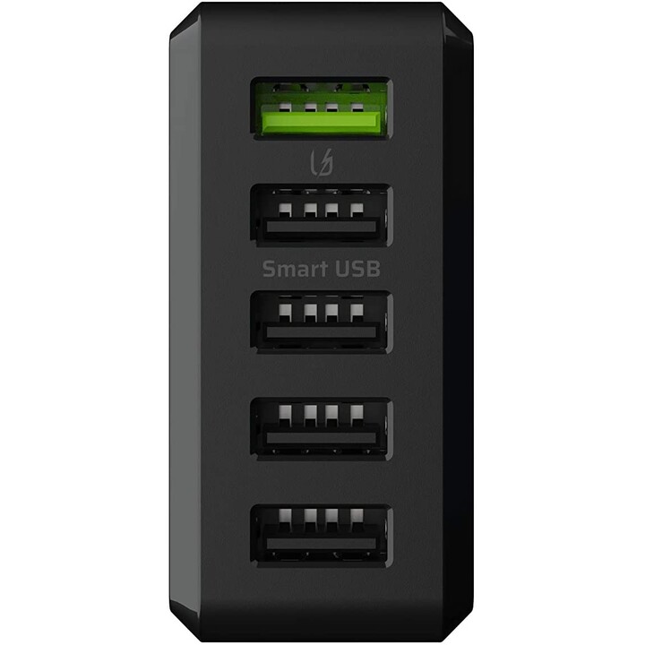 Green Cell CHARGC05 cargador de dispositivo móvil Negro Interior
