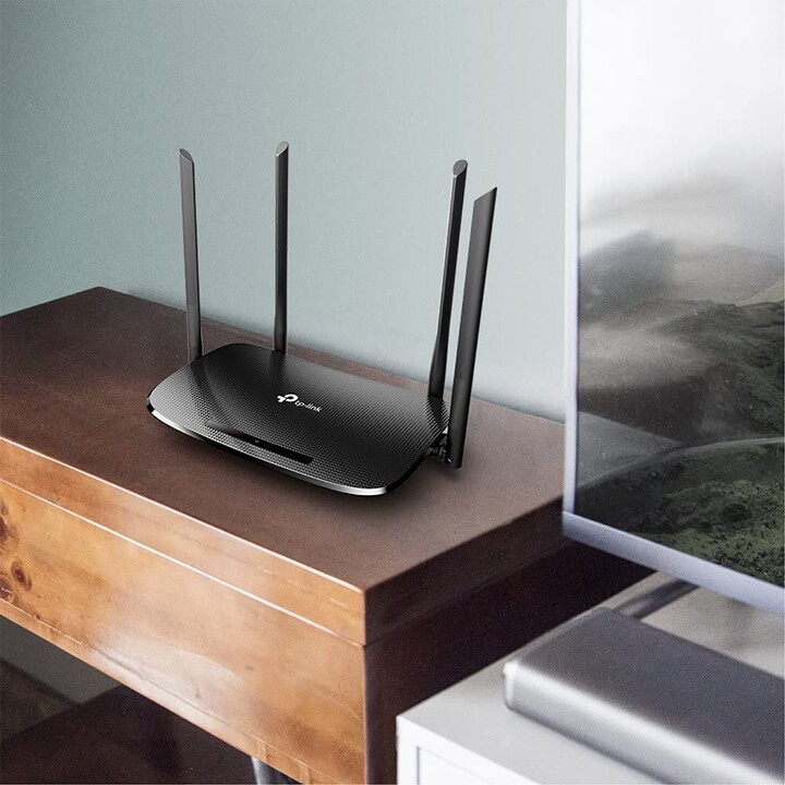 TP-LINK Archer VR300 AC1200 router inalámbrico Ethernet rápido Doble banda (2,4 GHz / 5 GHz) Negro