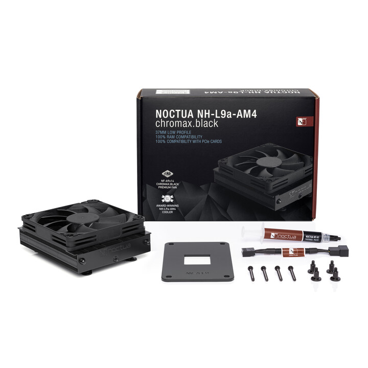 Noctua NH-L9a-AM4 chromax.negro Procesador Enfriador 9,2 cm Negro