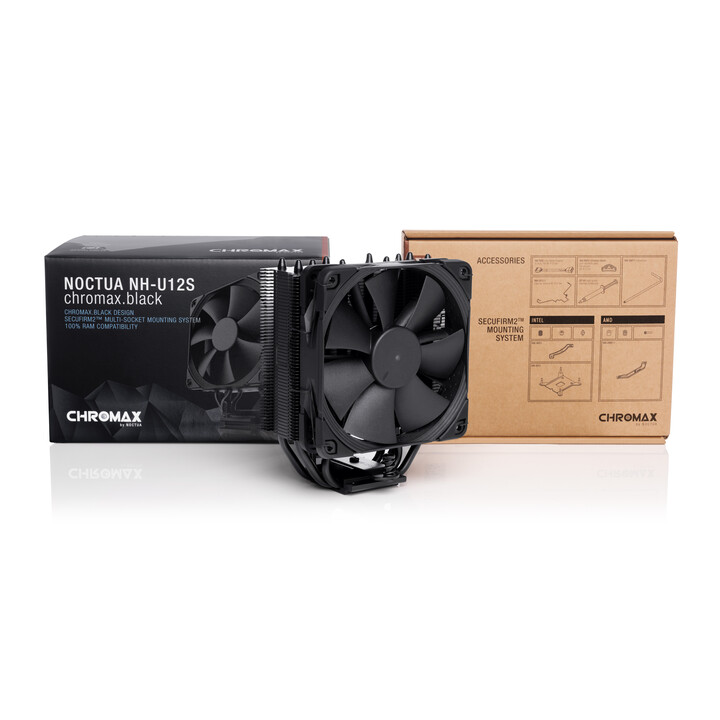 Noctua NH-U12S chromax.black Processor Cooler 12 cm Black