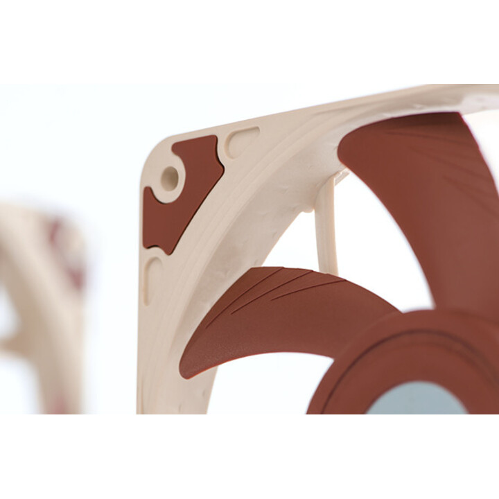 Ventilador de gabinete de computador Noctua NF-A12x15 FLX 12 cm bege, marrom