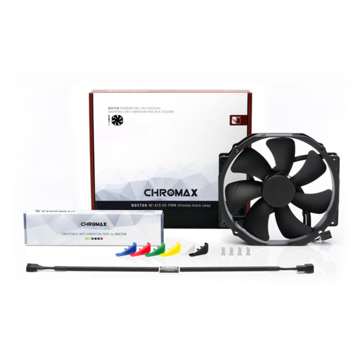 Noctua NF-A15 HS-PWM chromax.negro.swap Carcasa del ordenador Ventilador Negro