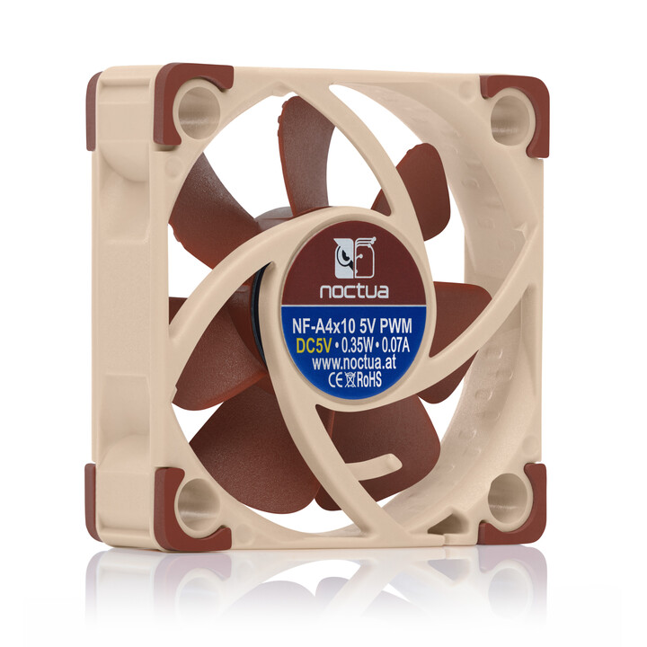 Noctua NF A4x10 5V PWM Carcasa del ordenador Ventilador 4 cm Marrón
