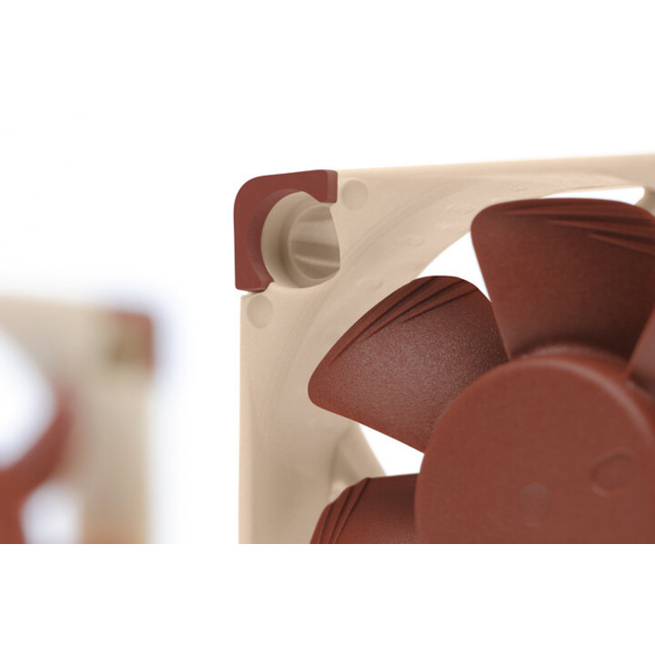 Noctua NF A4x10 PWM Carcasa del ordenador Ventilador 4 cm Beige, Rojo