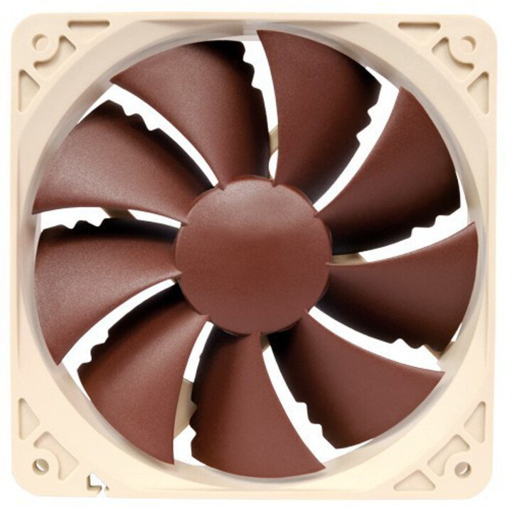 Ventilador de PC Noctua NF-P12 PWM Gabinete de computador marrom, branco