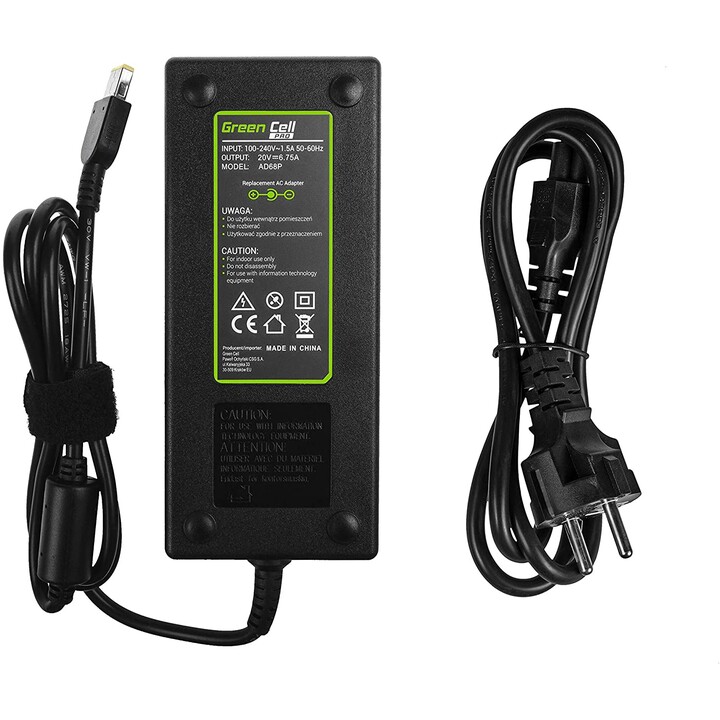 Adaptador Green Cell AD68P e inversor de energia interno 135 W preto