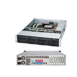 Supermicro 825TQC-R802LPB Prateleira Preta 800 W