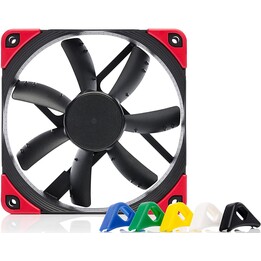 Noctua NF-S12A PWM chromax.black.swap Computergehäuse Ventilator 12 cm Schwarz 1 Stück(e)
