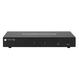 Chave Techly IDATA DP-KVM2 KVM Preto
