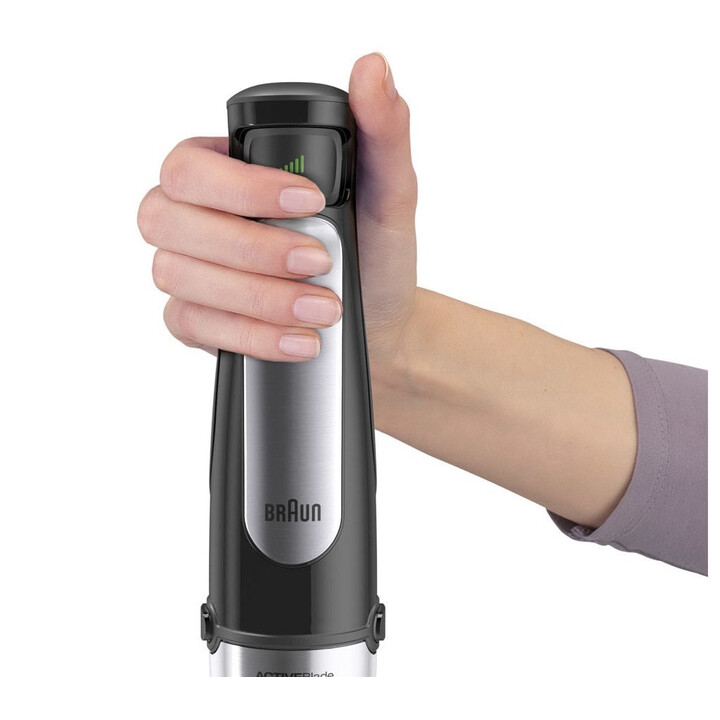 Braun mq 7035x 0.6 l Batidora de inmersión 1000 w negra, acero satinado