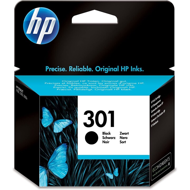 Tinteiro HP 301 Preto Original