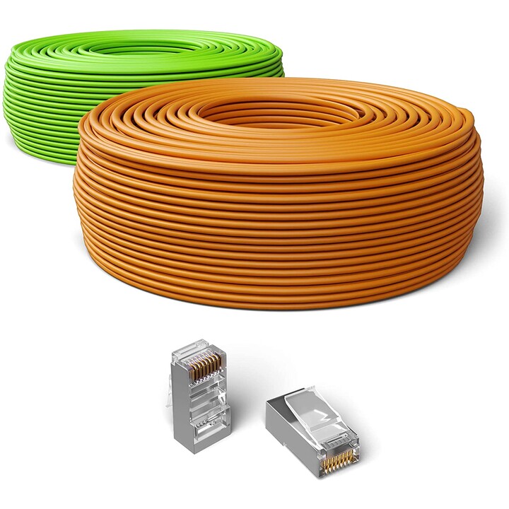 Lanberg PLS-6000 connecteur de fils RJ-45 Acier inoxydable, Transparent