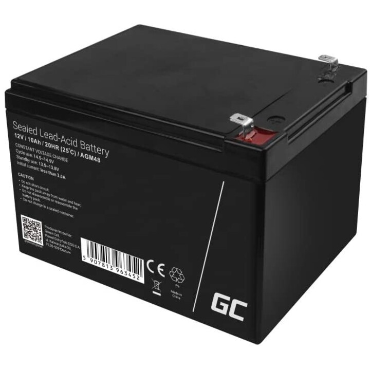 Green Cell AGM48 batería para sistema ups Sealed Lead Acid (VRLA) 12 V 10 Ah