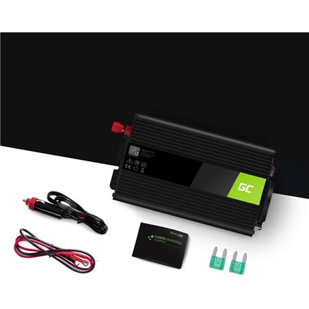 Green Cell INV01DE adapter and power inverter Auto 300 W Black