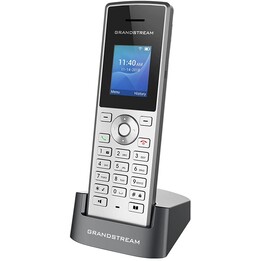 Grandstream Networks WP810 téléphone fixe Noir, Métallique 2 lignes TFT Wifi