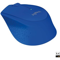Logitech M280 Wireless Ergonomic Mouse / Up to 1000 DPI / Blue