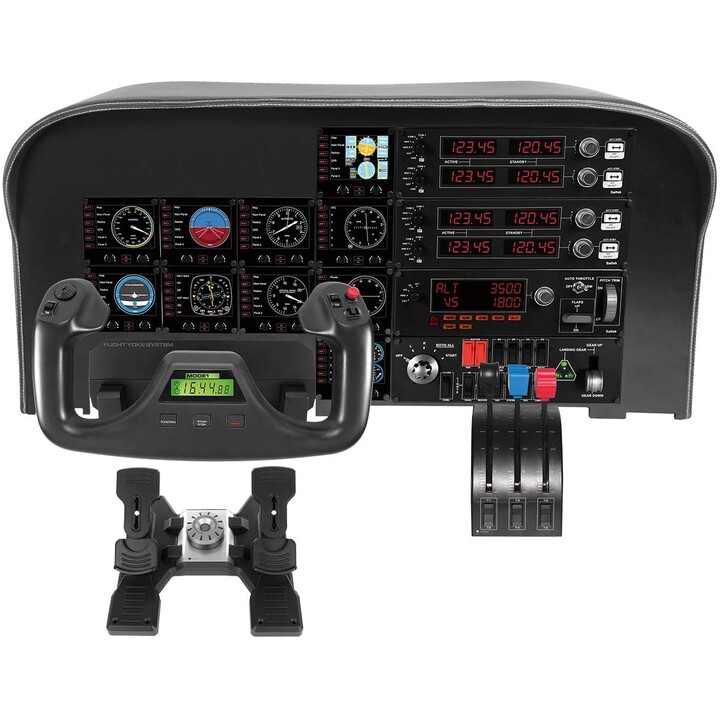 Quadrante do acelerador Quadrante do acelerador Logitech Flight Simulation Axle Levers