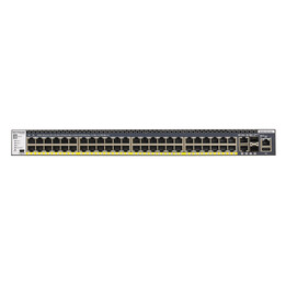 Netgear M4300-52G-PoE + alimentatore gestito da 550 W L2 / L3 / L4 Gigabit Ethernet (10/100/1000) Power over Ethernet (PoE) 1U N