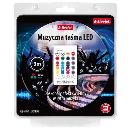 Activejet AJE-LED MUSIC STRIPE cinta luminosa Regleta luminosa universal Interior / exterior - Imagen 4