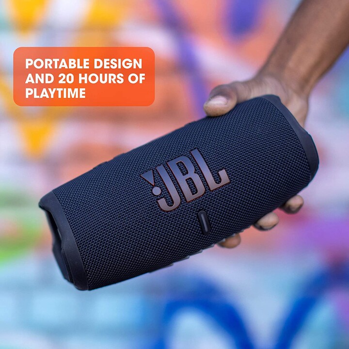 Altoparlante Bluetooth wireless portatile JBL Charge 5 verde acqua