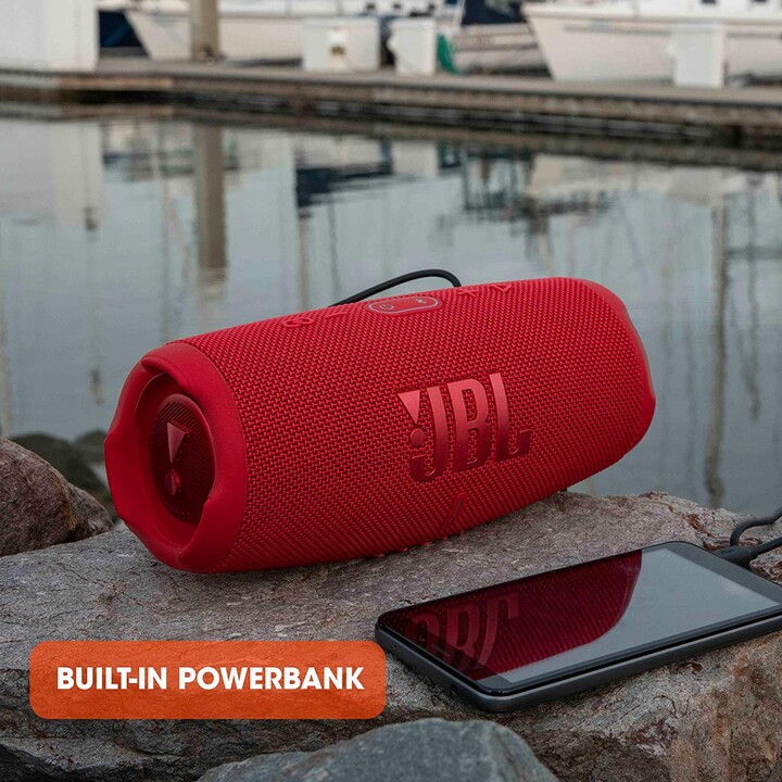 Altoparlante Bluetooth wireless portatile JBL Charge 5 verde acqua