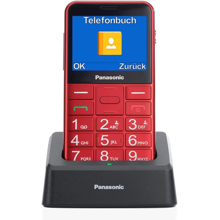 Smartphone Panasonic KX-TU155 Rot