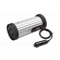 EnerGenie EG-PWC150-01 adaptador e inversor de corriente Auto 150 W Aluminio, Negro - Imagen 1