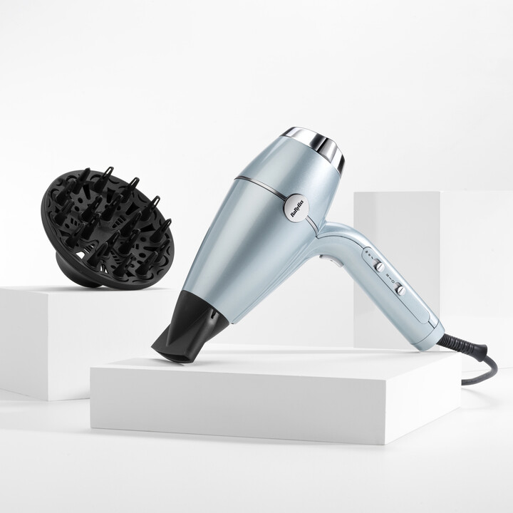 BaByliss Hyrdo-Fusion Hydro Fusion Hair Dryer 2100 W Metálico