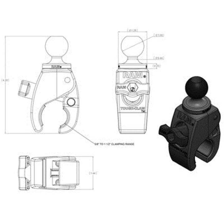 RAM Mounts RAP-B-400U kit de support