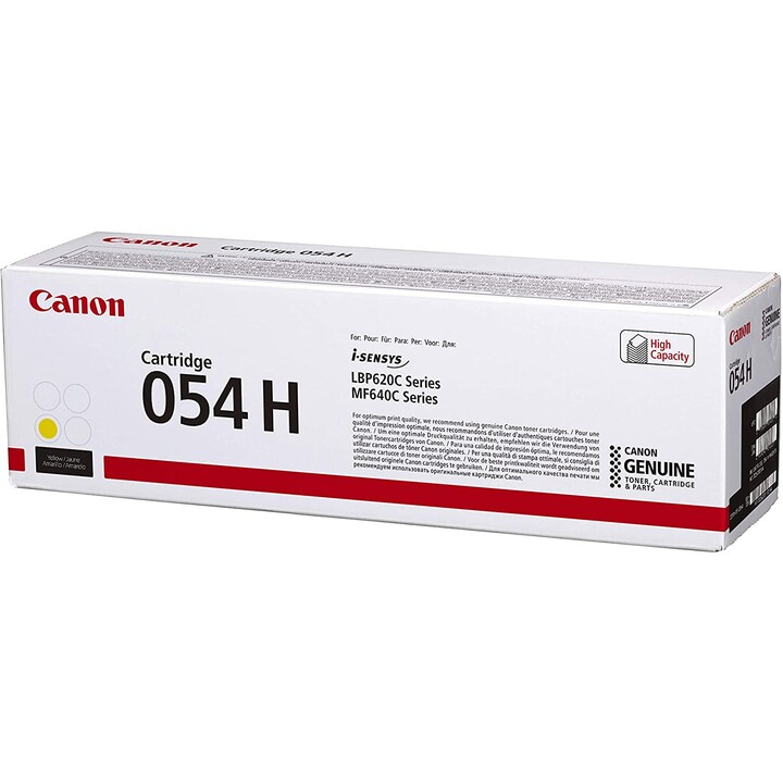 Toner Canon Original 054 H - jaune 2 300 pages (3027C002)