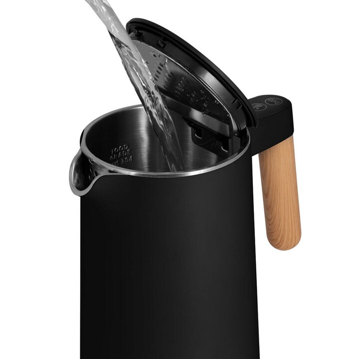 Elektrischer Wasserkocher Doppelwandig 1,5 L Concept Schwarz RK 3301