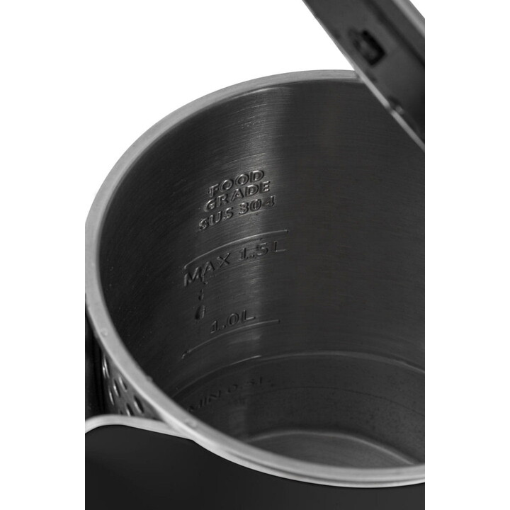 Elektrischer Wasserkocher Doppelwandig 1,5 L Concept Schwarz RK 3301