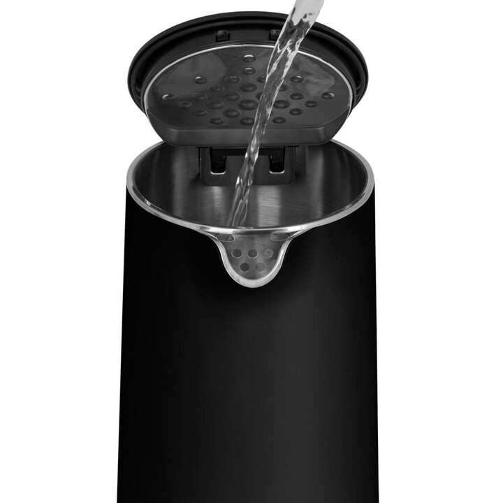 Elektrischer Wasserkocher Doppelwandig 1,5 L Concept Schwarz RK 3301