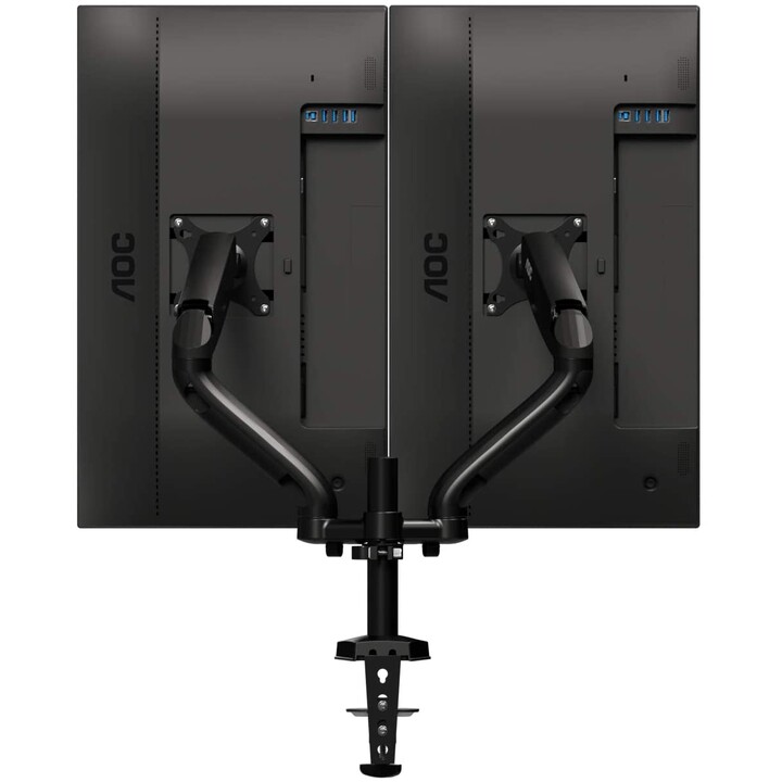 AOC AD110D0 de montagem em mesa com monitor duplo, mola a gás inclinável / giratório / pivô máx. 68,58 cm (27 ") cada 2-9KG
