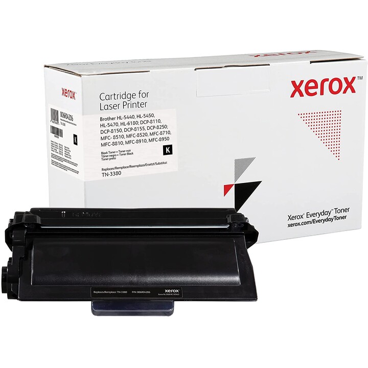 Xerox Everyday Toner - Black - 8000 Pages, Alternative to Brother TN-3380 (006R04206)