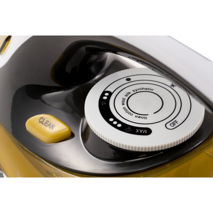 Camry CR 5029 fer à repasser Fer à vapeur Noir, Jaune 2400 W