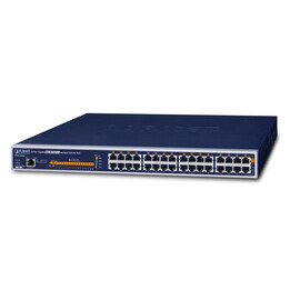 PLANET UPOE-1600G switch Gestionado Gigabit Ethernet (10/100/1000) Energía sobre Ethernet (PoE) 1U Azul