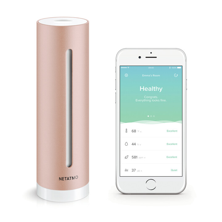 Netatmo Healthy Home Coach Smart-Home-Umgebungssensor Kabellos