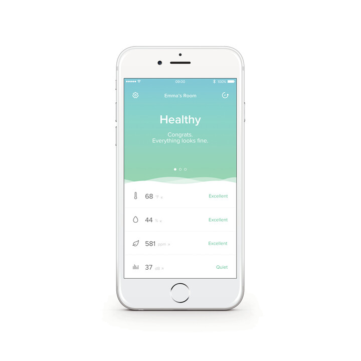 Netatmo Healthy Home Coach Smart-Home-Umgebungssensor Kabellos