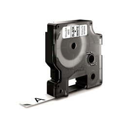 DYMO D1 45013 nastro per etichette standard nero su bianco