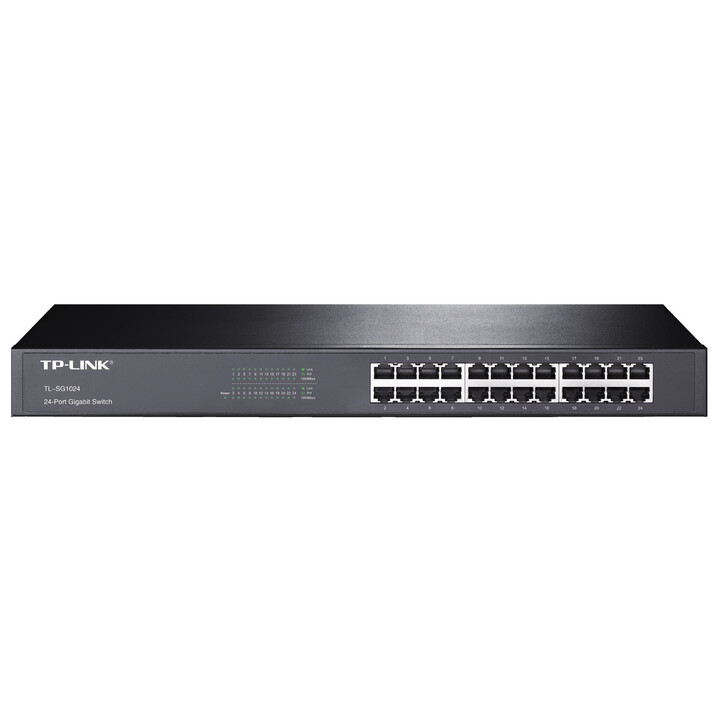 TP-LINK TL-SG1024 No administrado Gigabit Ethernet (10/100/1000) Negro