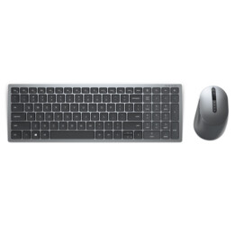 Set tastiera e mouse Dell KM7120W grigio (wireless, Bluetooth, QWERTZ, ottico)